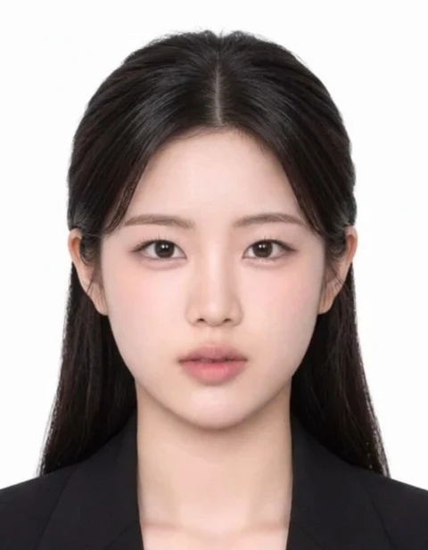 여권·운전면허 3.5×4.5cm 증명사진 예시 (눈썹·얼굴 윤곽이 다 보이게, 얼굴 크게)