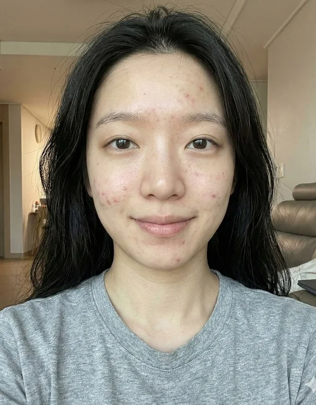 집에서 휴대폰으로 찍어 보낸 사진