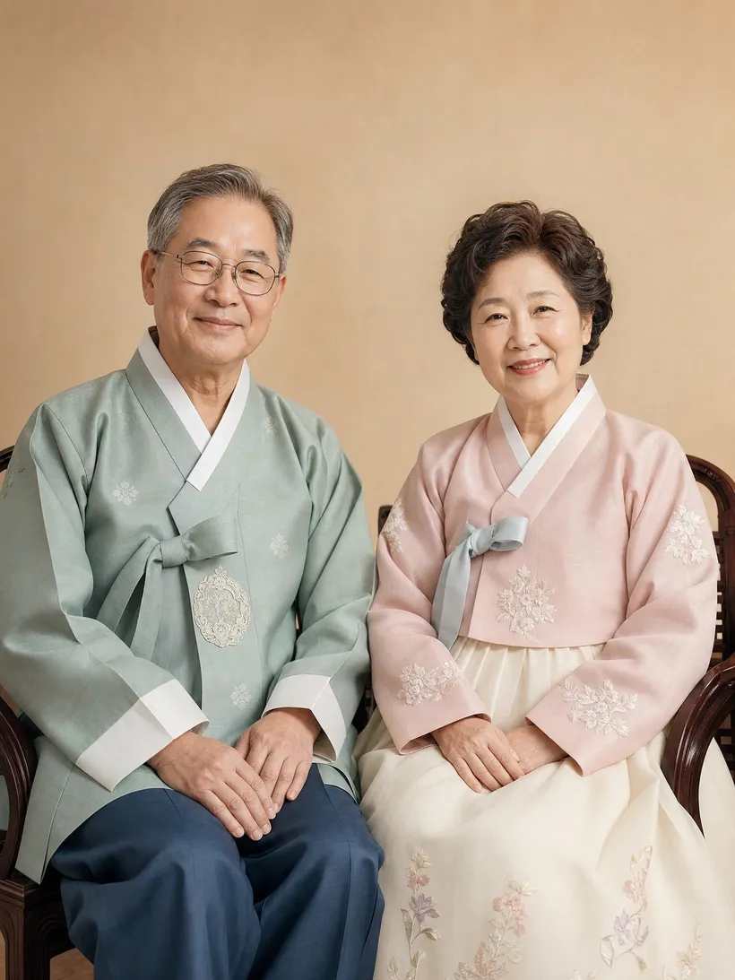 한복 전통 컨셉 예시