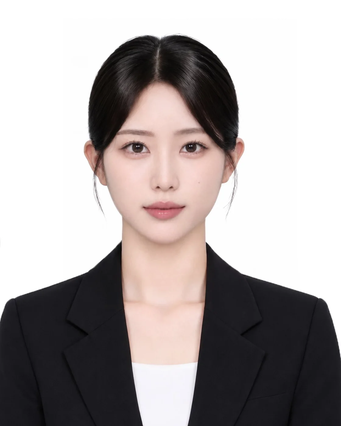 의상 합성과 보정을 마친 완성본