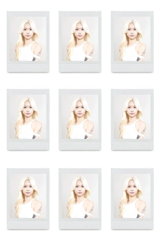 폴라로이드 9컷 1장 예시