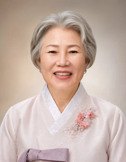 시니어 장수사진 예시 (한복)